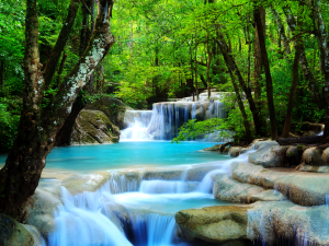 Beautiful-Waterfall-in-Forest